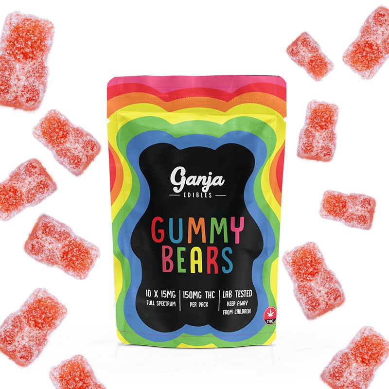 Ganja-Bears-Sour-Strawberry-1.jpg - DoobDasher - Buy Weed Online.